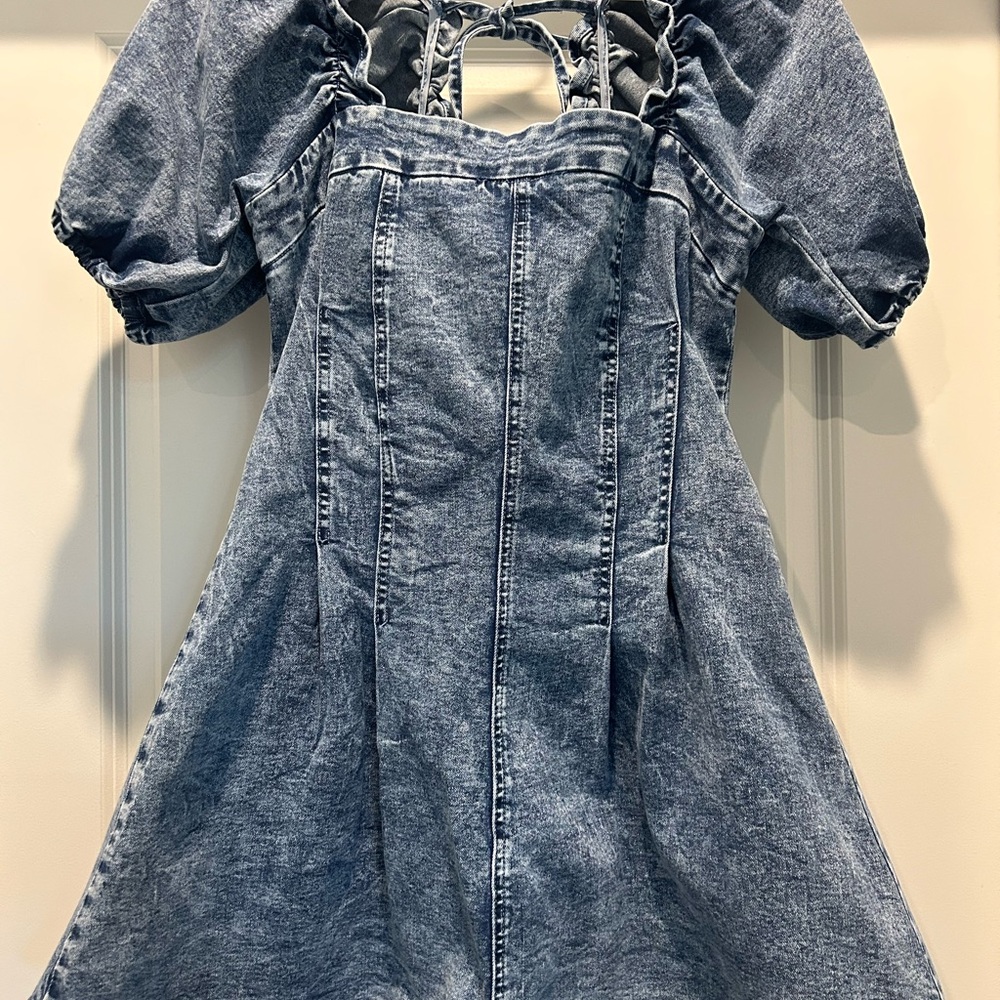 Stylish Blue Denim Dress
